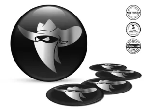 Wheel stickers Tunning Style Luxury Dome Badges